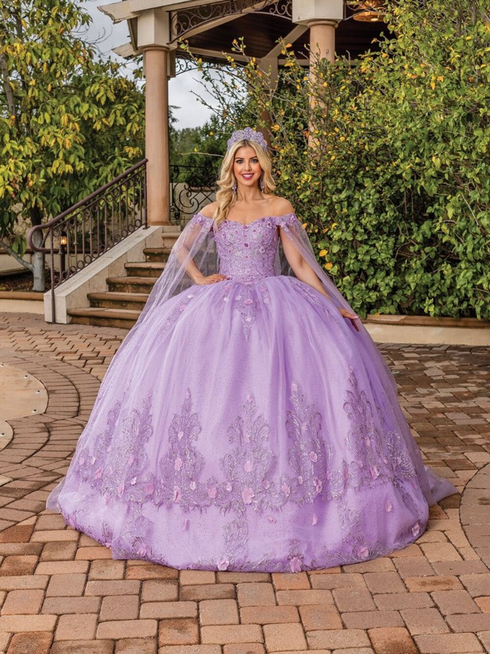 NEW LILAC Evening Gown Floor Length Formal Elegant Stunning 1676